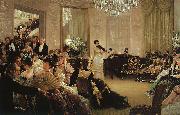 James Tissot Hush painting